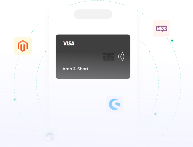 Integrate card payments with all your systems via plugin