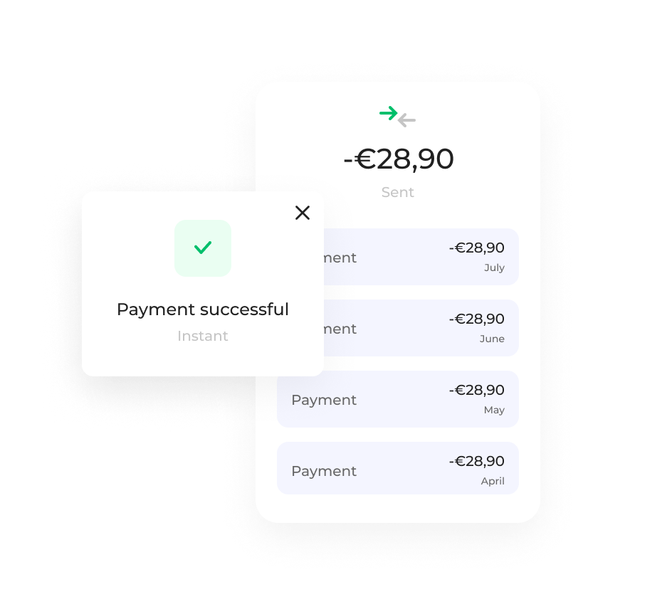 Recurring payments for added convenience 
