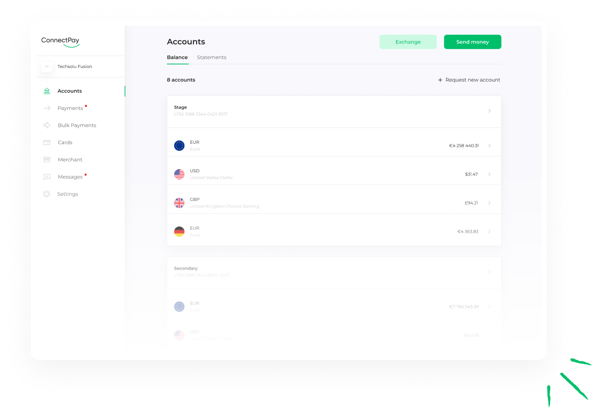 One dashboard for an entire payment infrastructure