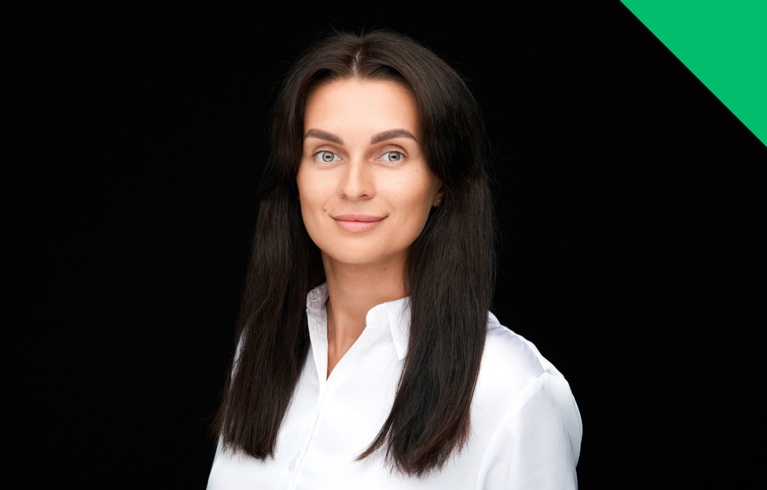 woman looking at camera