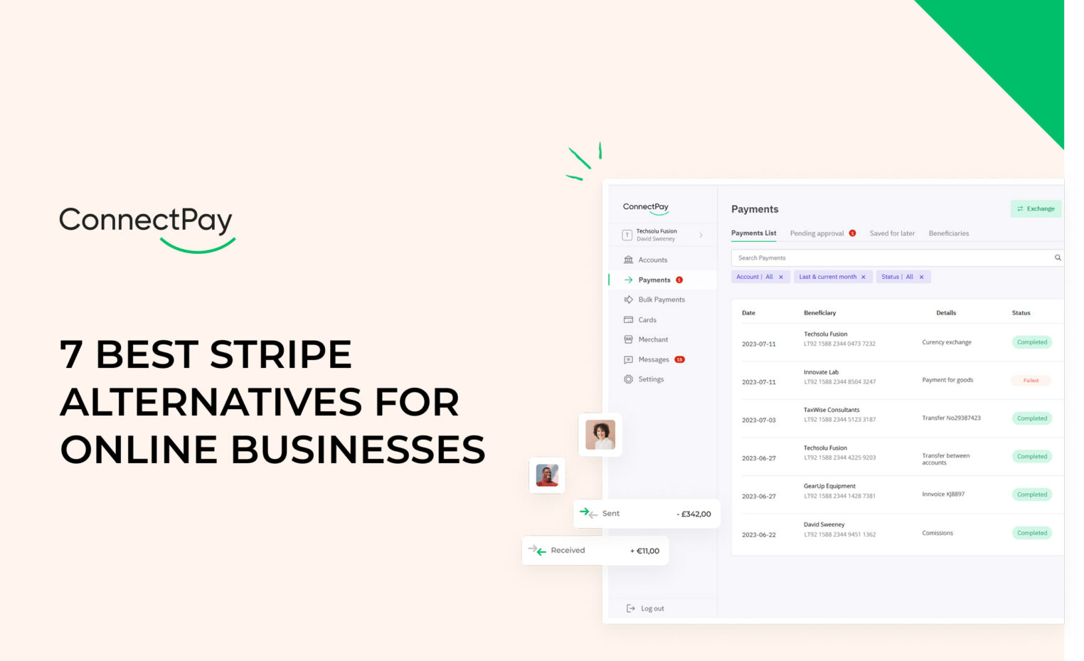 Best Stripe Alternatives for Online Businesses blog visual