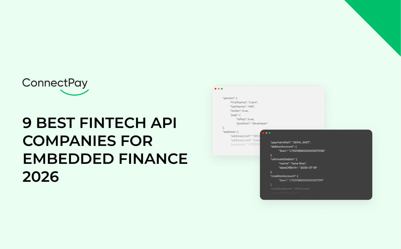 best fintech api companies for embedded finance