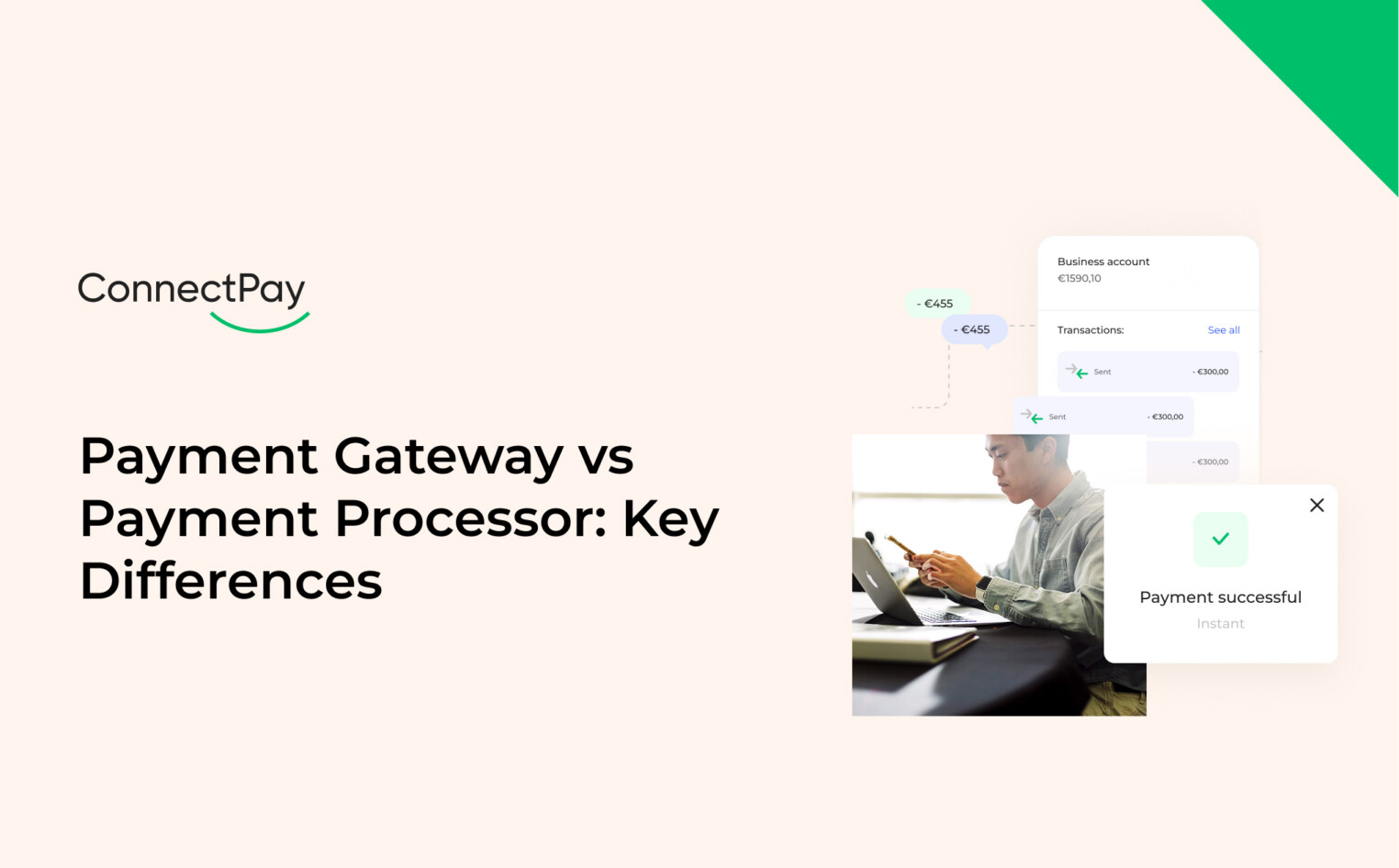 payment gateway vs payment processor