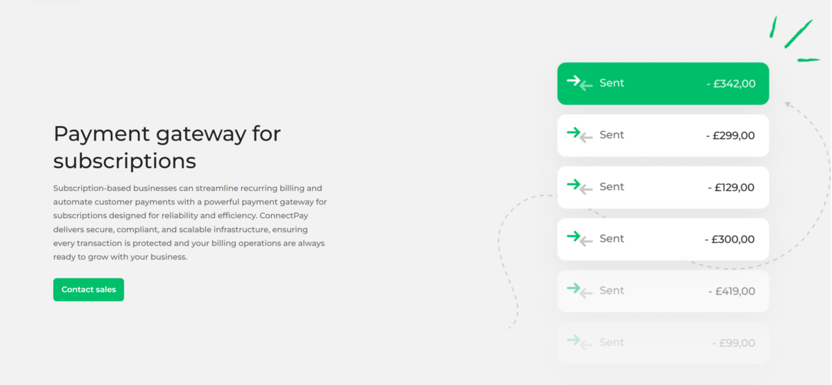 subscription ConnectPay